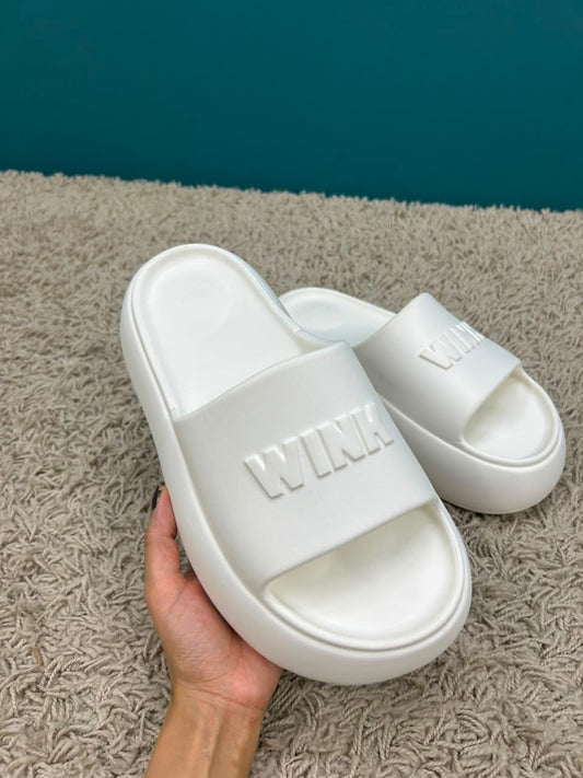 White Wink Slip on