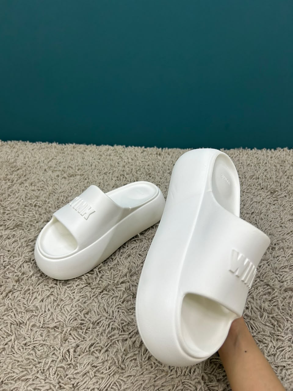 White Wink Slip on